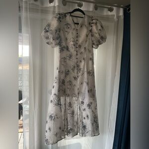 Floral Puff Sleeve Dress